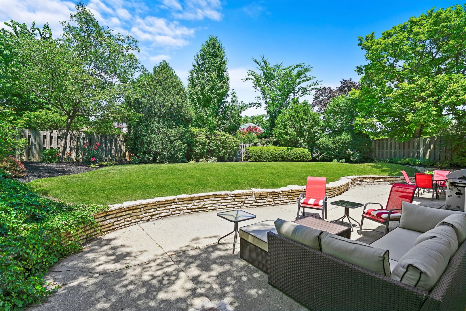 2130 Birch Street Park Ridge, IL 60068 - Photo 35 of 47 a view of a couches and lounge chairs in back yard of the house