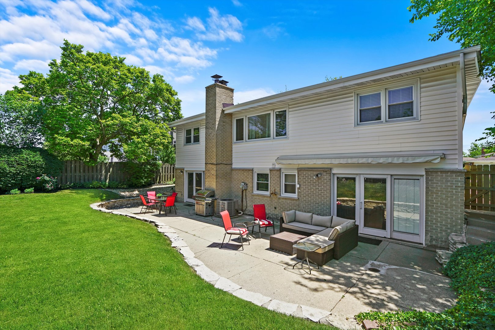 2130 Birch Street Park Ridge, IL 60068 - Photo 37 of 47 a view of a backyard with sitting area and furniture