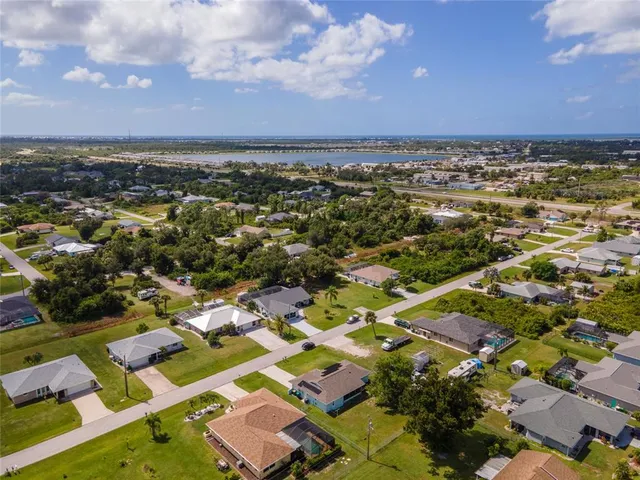 a view of a lake with a mountain