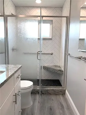 a view of a room and window