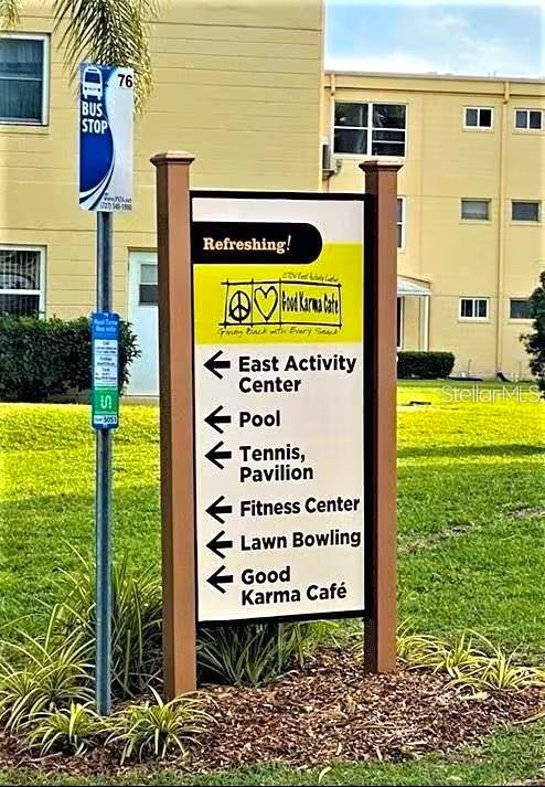 2451 Canadian Way, Unit 59 Clearwater, FL 33763 - Photo 34 of 58 a sign on the side of a building