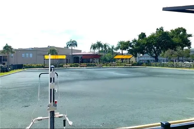 a view of building with garden