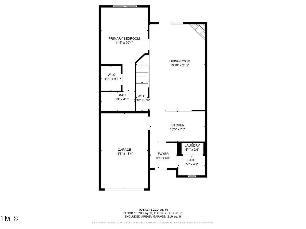 4115 Valton Drive Raleigh, NC 27604 - Photo 15 of 16 1st Floor plan