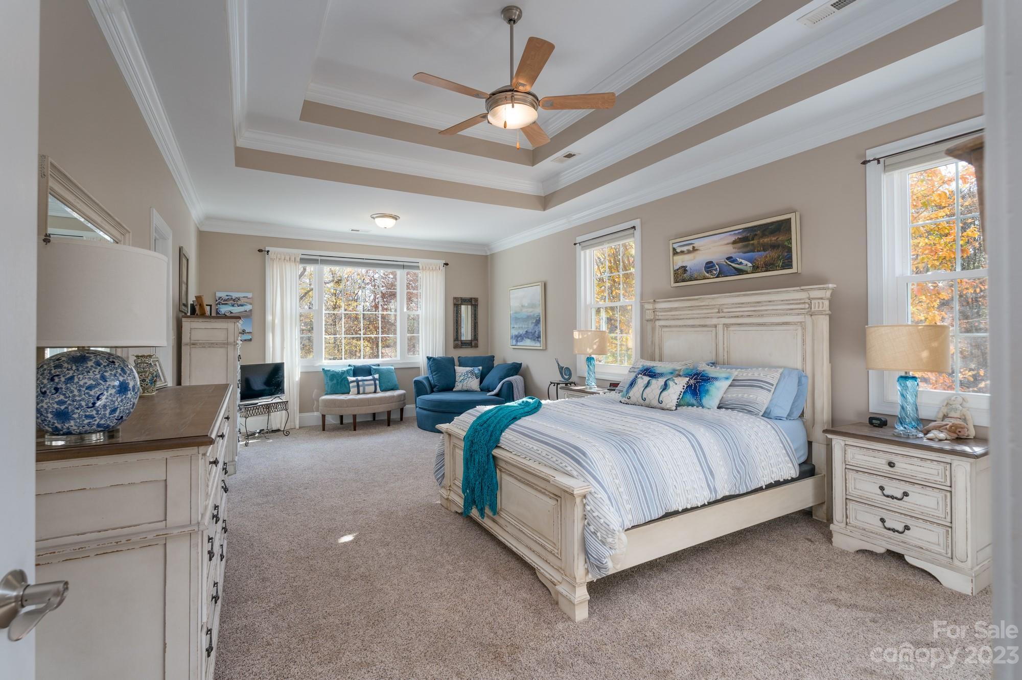 5896 Morning Star Road Lake Wylie, SC 29710 - Photo 21 of 40 a bedroom with a bed and a window