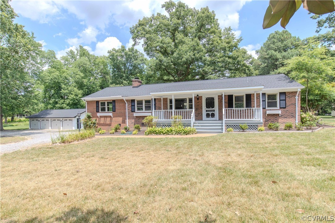 8205 Buffin Road Henrico, VA 23231 - Photo 38 of 42 front view of house with a swimming pool