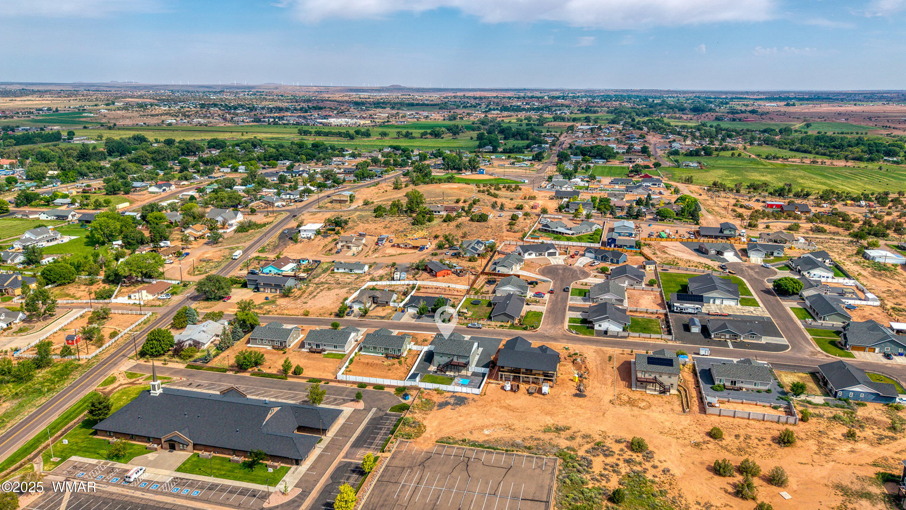 799 Cobble Lane Taylor, AZ 85939 - Photo 31 of 34 an aerial view of residential houses with outdoor space