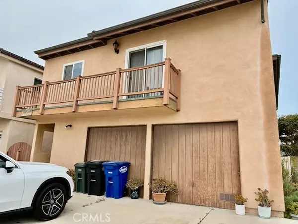 a car parked in front of a house