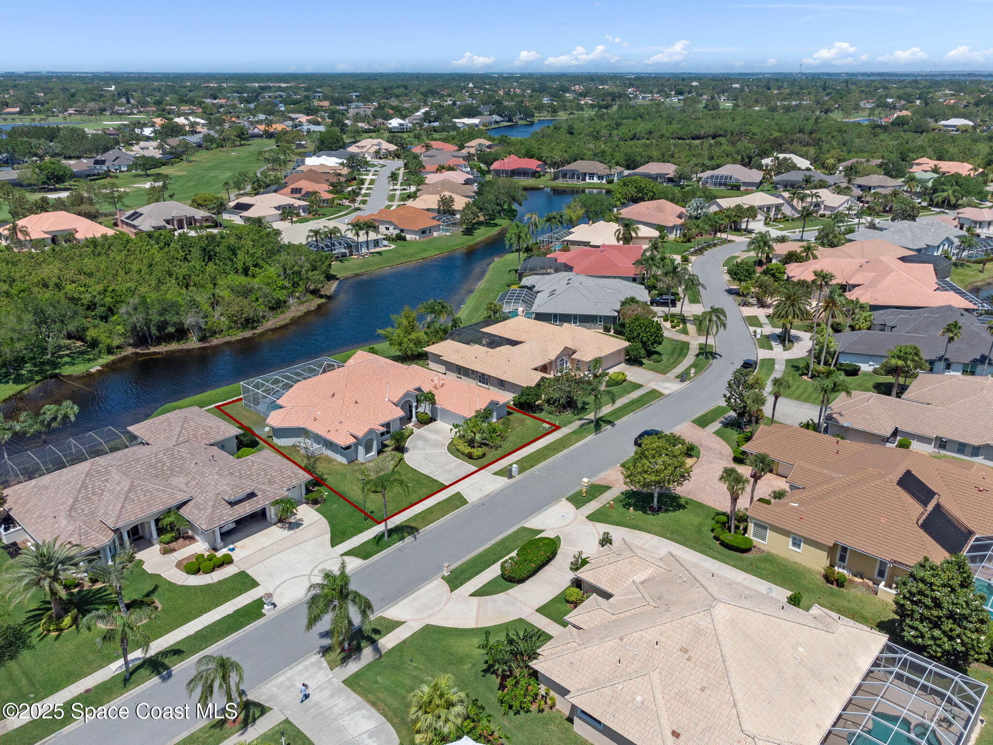706 Palmer Way Melbourne, FL 32940 - Photo 2 of 43 an aerial view of residential houses with outdoor space