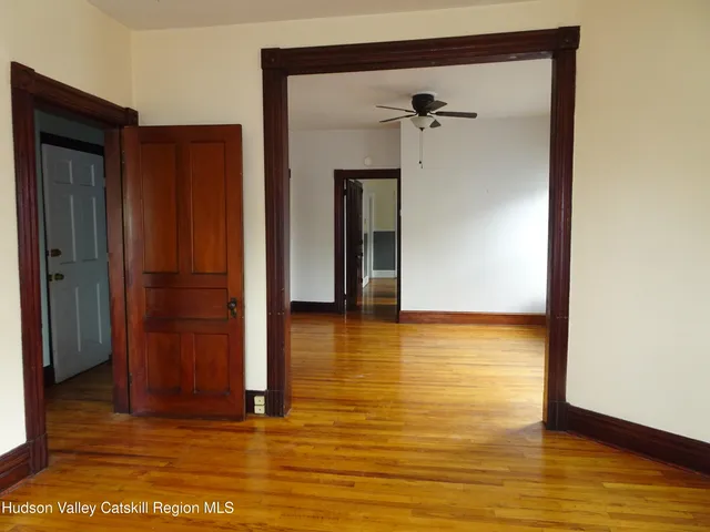 a view of a bathroom with a tub