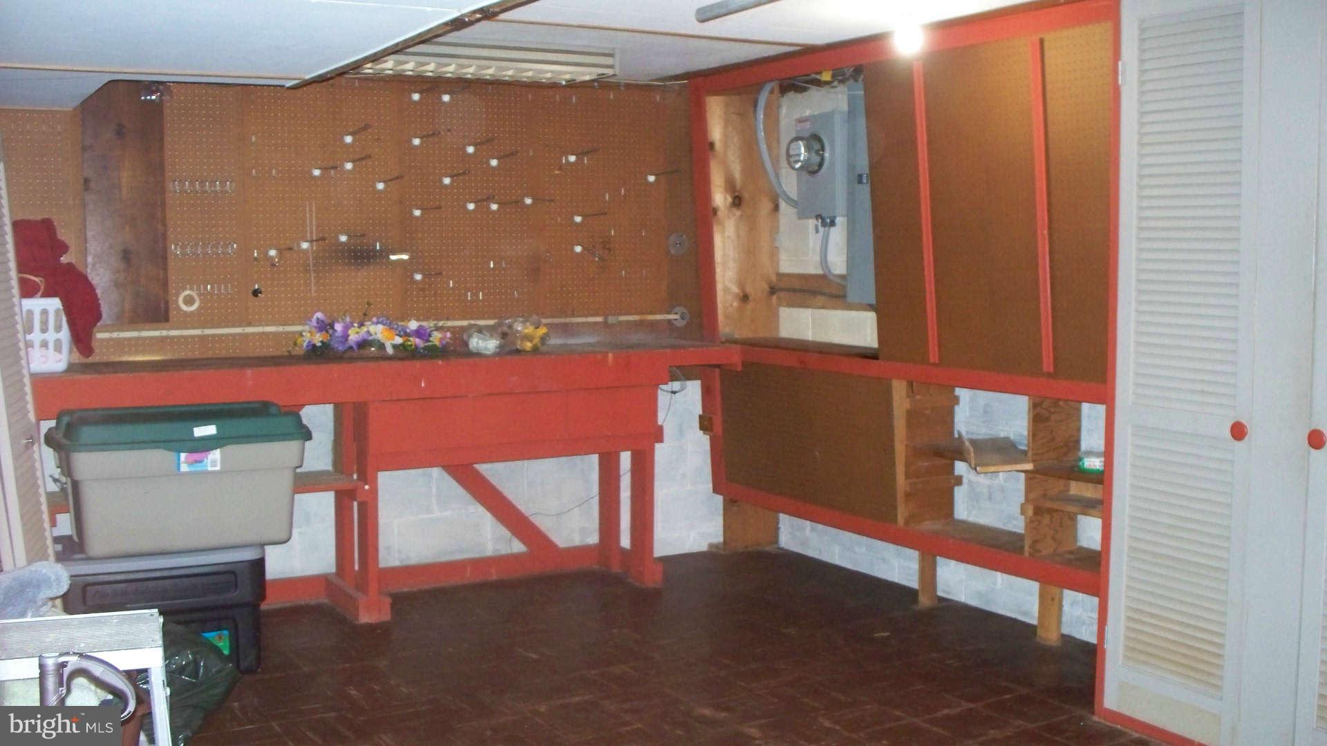 8 Colonial Road Bel Air, MD 21014 - Photo 28 of 30 Basement Workbench
