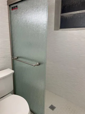 an empty room with closet