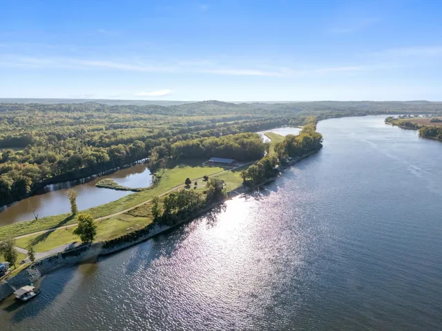 an aerial view of ocean and beach
