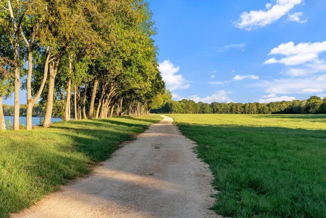 an aerial view of a ocean beach