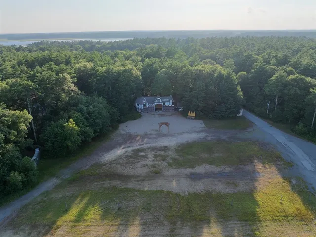 a view of a big yard