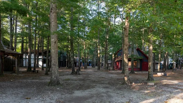 a view of street with trees