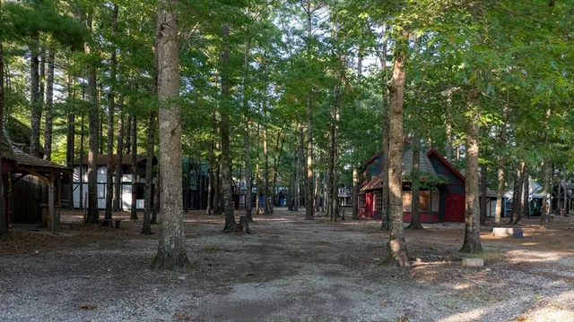 a view of street with trees