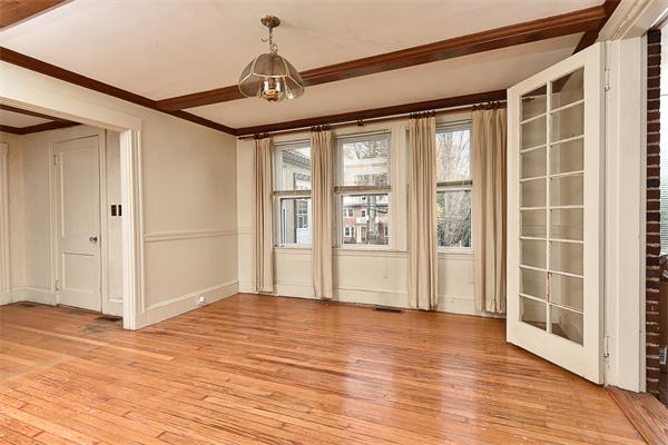 284 Pond Street Boston, MA 02130 - Photo 9 of 27 a view of entryway with wooden floor and door