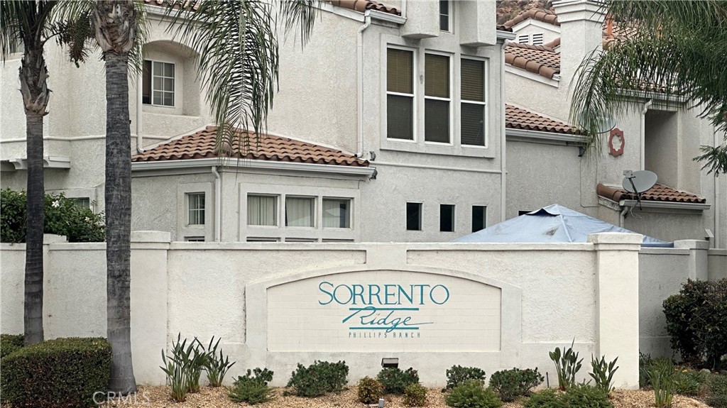 a view of a building with a sign broad
