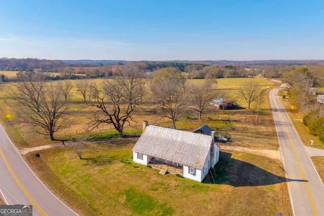 a view of yard with tree