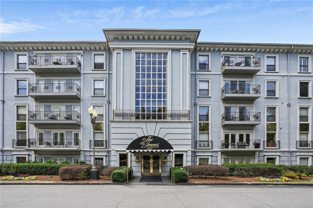 3203 Lenox Road Northeast, Unit 6 Atlanta, GA 30324 - Photo 1 of 1 a front view of a building with garden