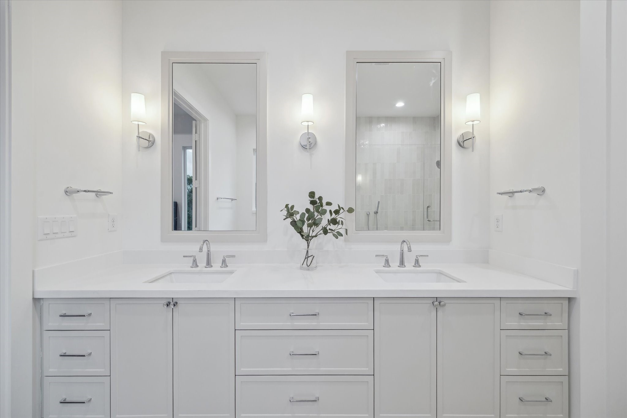 4229 Gibson Street Houston, TX 77007 - Photo 15 of 26 A custom vanity with plethora of storage.