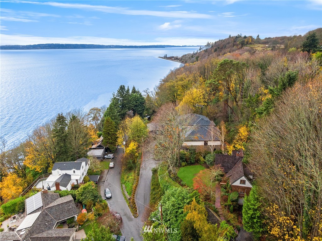 4706 West Ruffner Street Seattle, WA 98199 - Photo 27 of 27 an aerial view of a houses with a yard