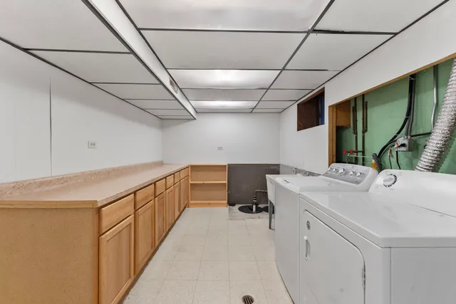 a view of storage and utility room