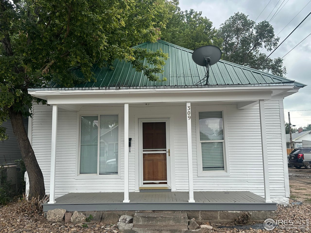Front of Home.  New Exterior Paint