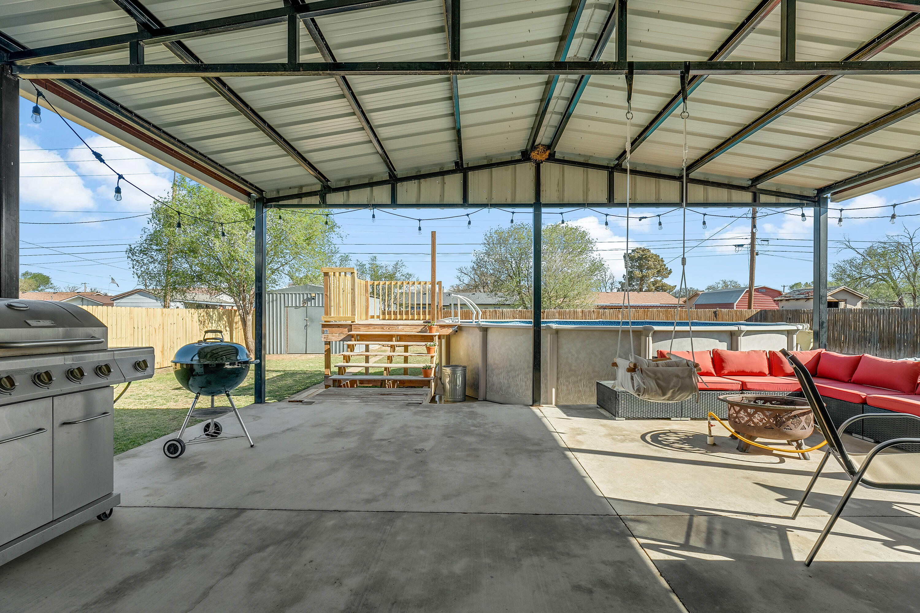 707 12th Street Shallowater, TX 79363 - Photo 22 of 27 a outdoor space with lots of tables and chairs