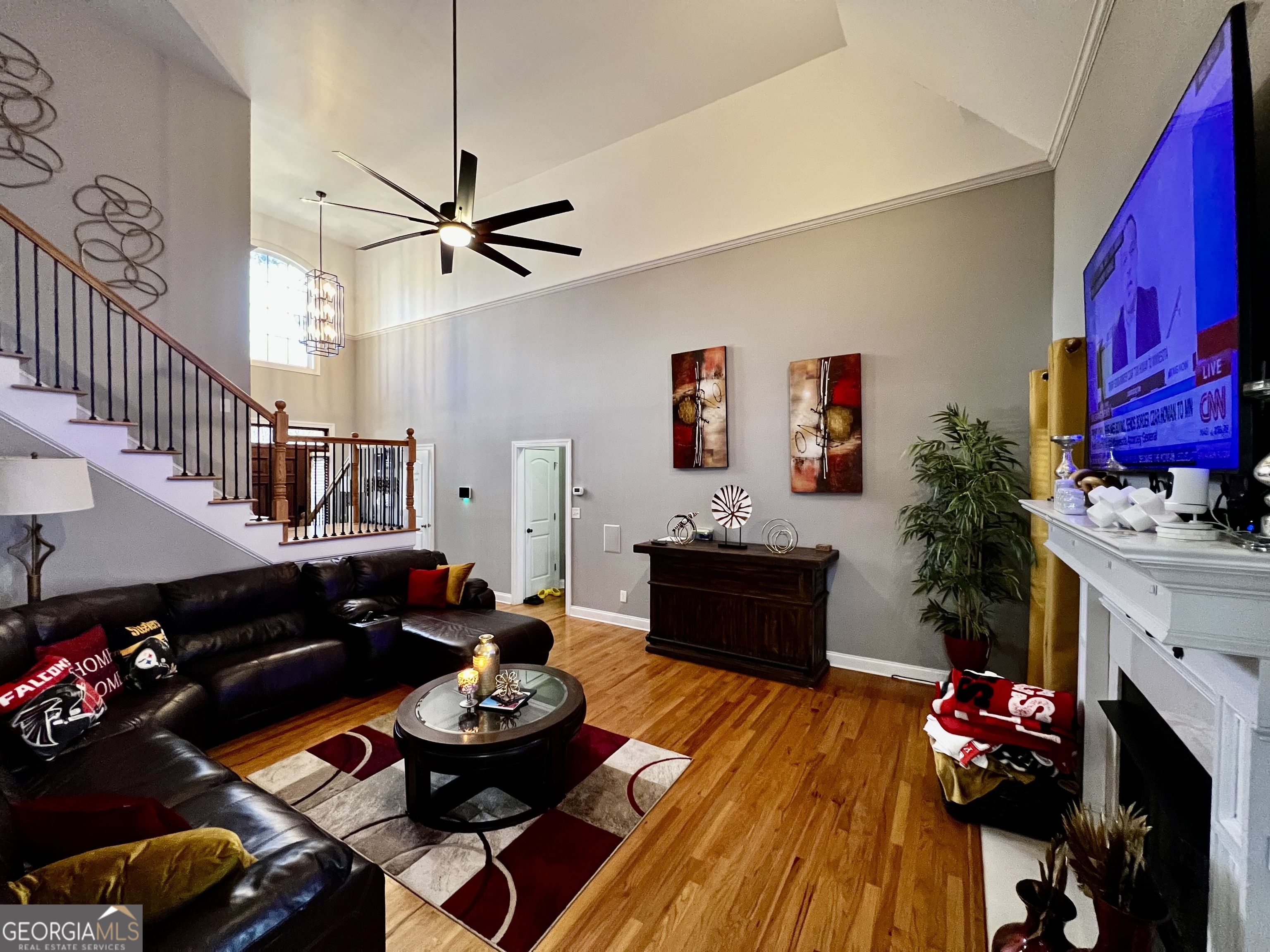 1104 Boulder Drive Gray, GA 31032 - Photo 10 of 81 a living room with furniture and a fireplace