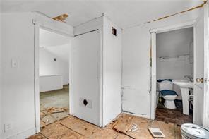 214 Brownsville Road Pittsburgh, PA 15210 - Photo 28 of 29 a bathroom with a sink and a mirror