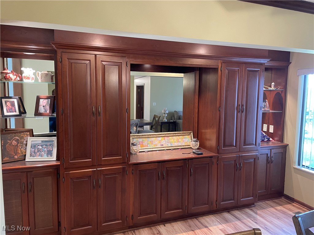 Built in cabinets