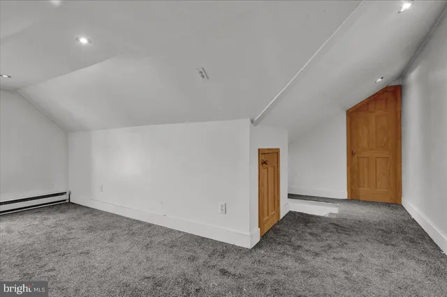 an empty room with a natural light