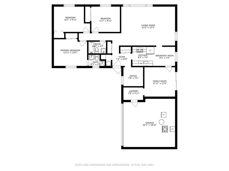 117 Kingston Road Bolingbrook, IL 60440 - Photo 24 of 24 a picture of a floor plan