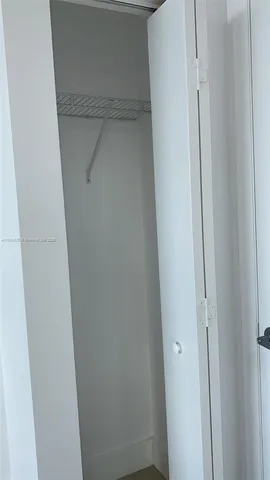 a close view of closet