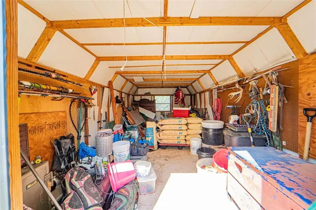 a view of storage and utility room
