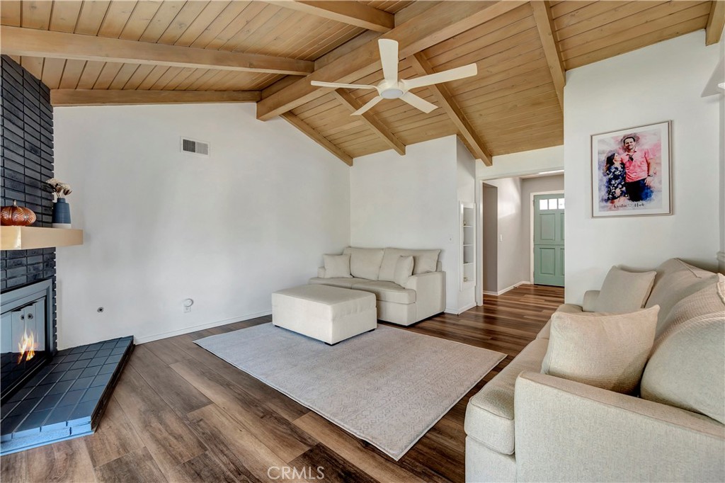 16243 Summershade Drive La Mirada, CA 90638 - Photo 9 of 34 a living room with furniture and wooden floor