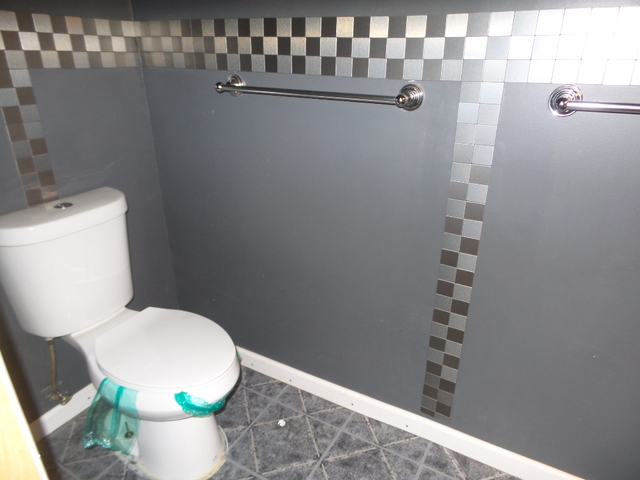 176 Grady Drive Bolingbrook, IL 60440 - Photo 24 of 30 a white toilet sitting next to a shower curtain