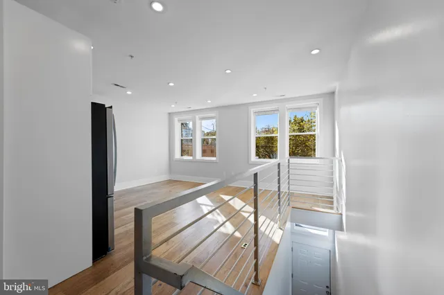 a view of a door and the balcony