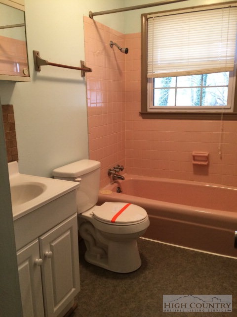 39 Painter Road Banner Elk, NC 28604 - Photo 7 of 17 a bathroom with a sink a toilet and shower