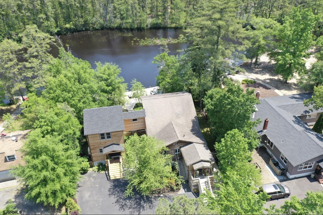 4646 Riverside Drive Sweetwater, NJ 08037 - Photo 18 of 55 an aerial view of a house with a yard and lake view