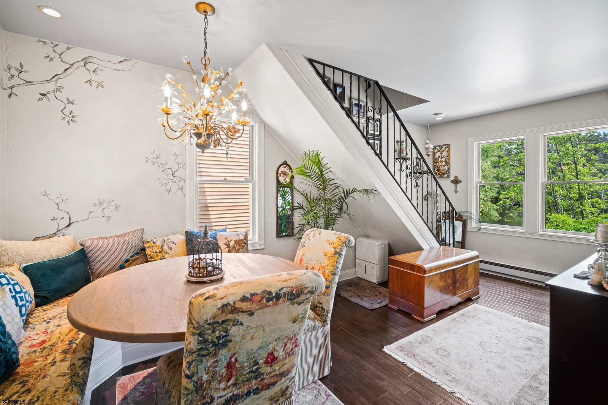 4646 Riverside Drive Sweetwater, NJ 08037 - Photo 45 of 55 a living room with furniture and a chandelier