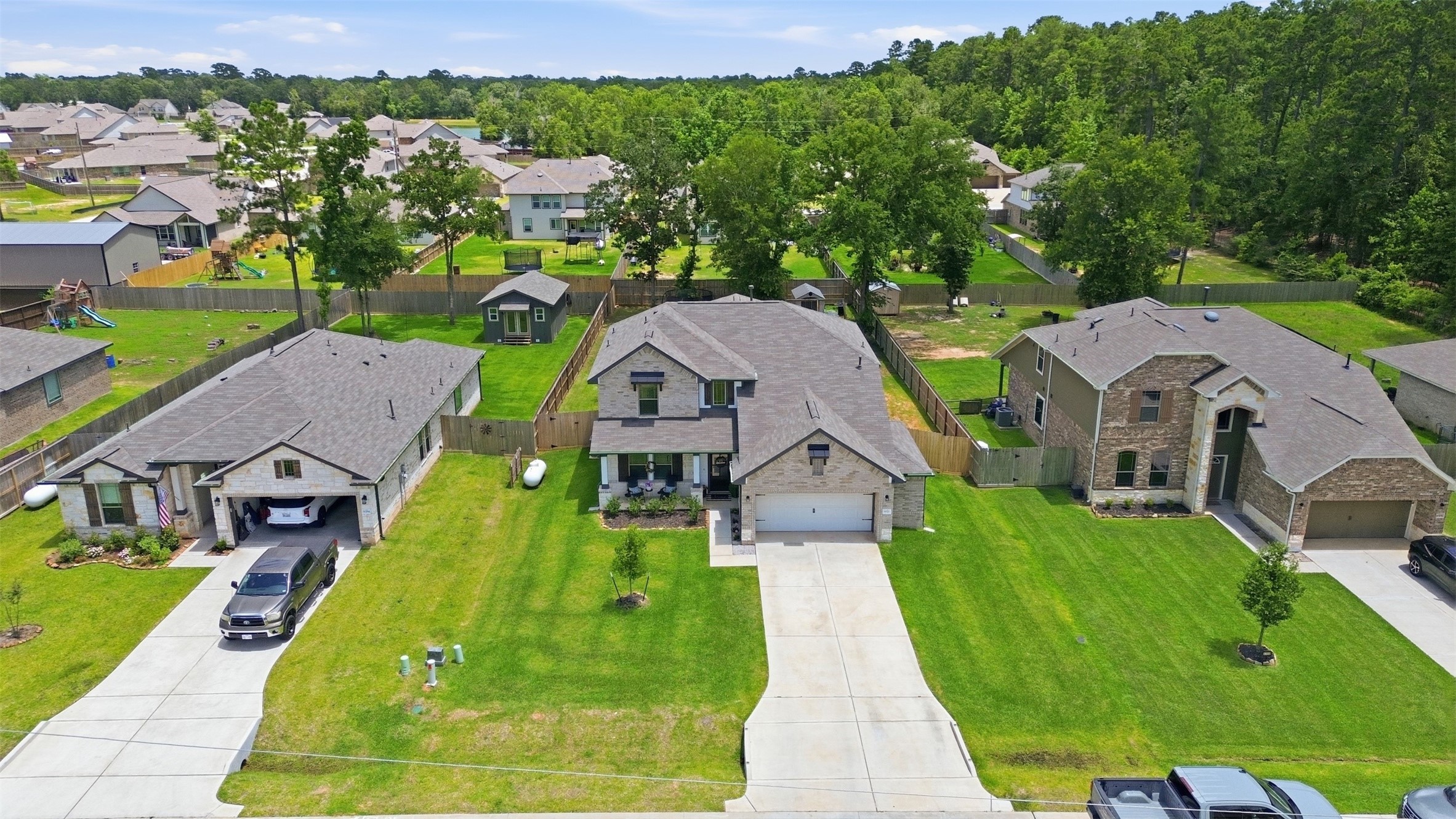 6310 Fawn Path Drive Conroe, TX 77303 - Photo 33 of 41 Enjoy peaceful suburban living in Deer Trail Estates, a well-maintained community featuring spacious homesites, attractive streetscapes, and a welcoming neighborhood atmosphere.