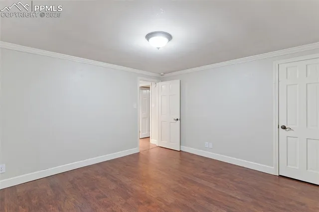 a view of an empty room