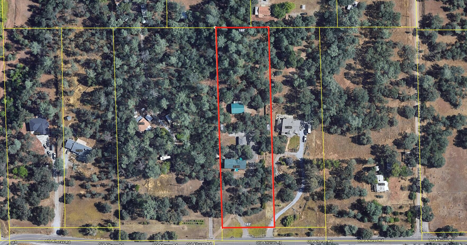 21566 Old Alturas Road Redding, CA 96003 - Photo 6 of 6 Aerial 21566 Old Alturas Rd