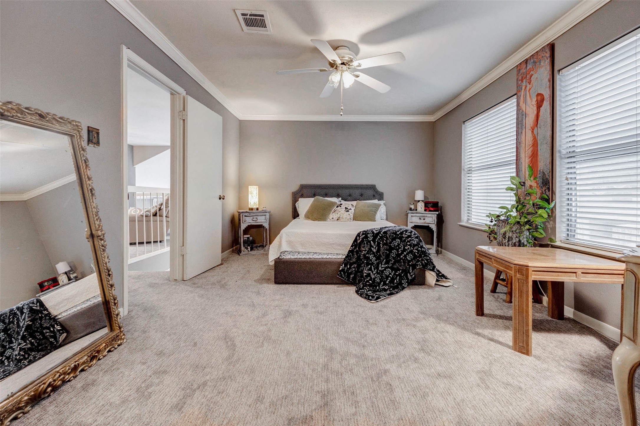 202 Old Bridge Lake Street Houston, TX 77069 - Photo 9 of 27 a bedroom with a bed furniture and a window