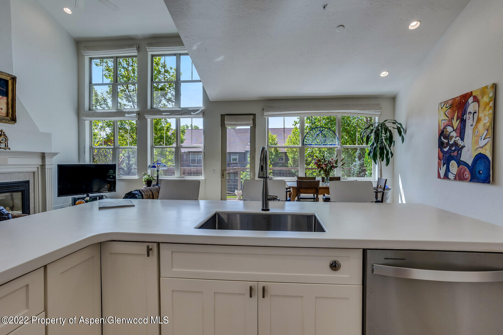 620 Evans Court Basalt, CO 81621 - Photo 13 of 35 a kitchen with a large window and a sink