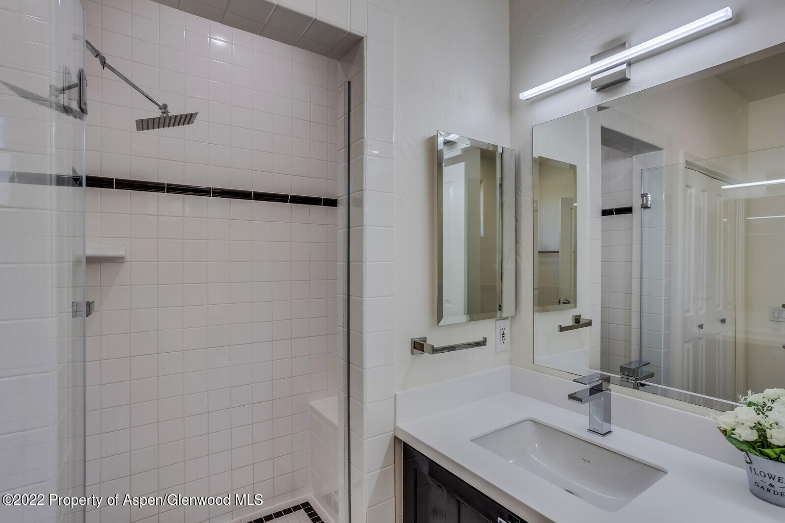 620 Evans Court Basalt, CO 81621 - Photo 22 of 35 a bathroom with a sink shower and a mirror