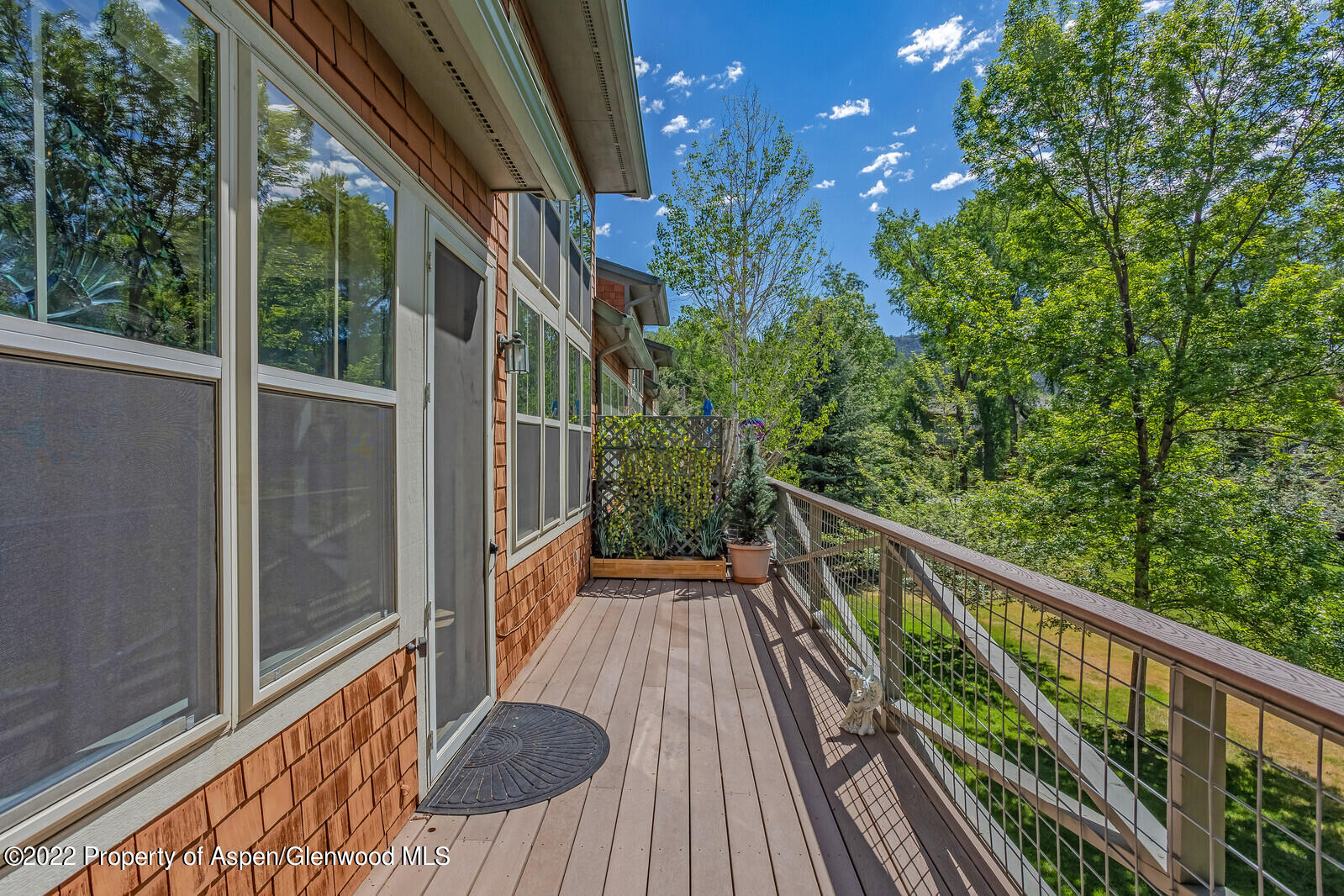 620 Evans Court Basalt, CO 81621 - Photo 31 of 35 a view of balcony with wooden floor and fence