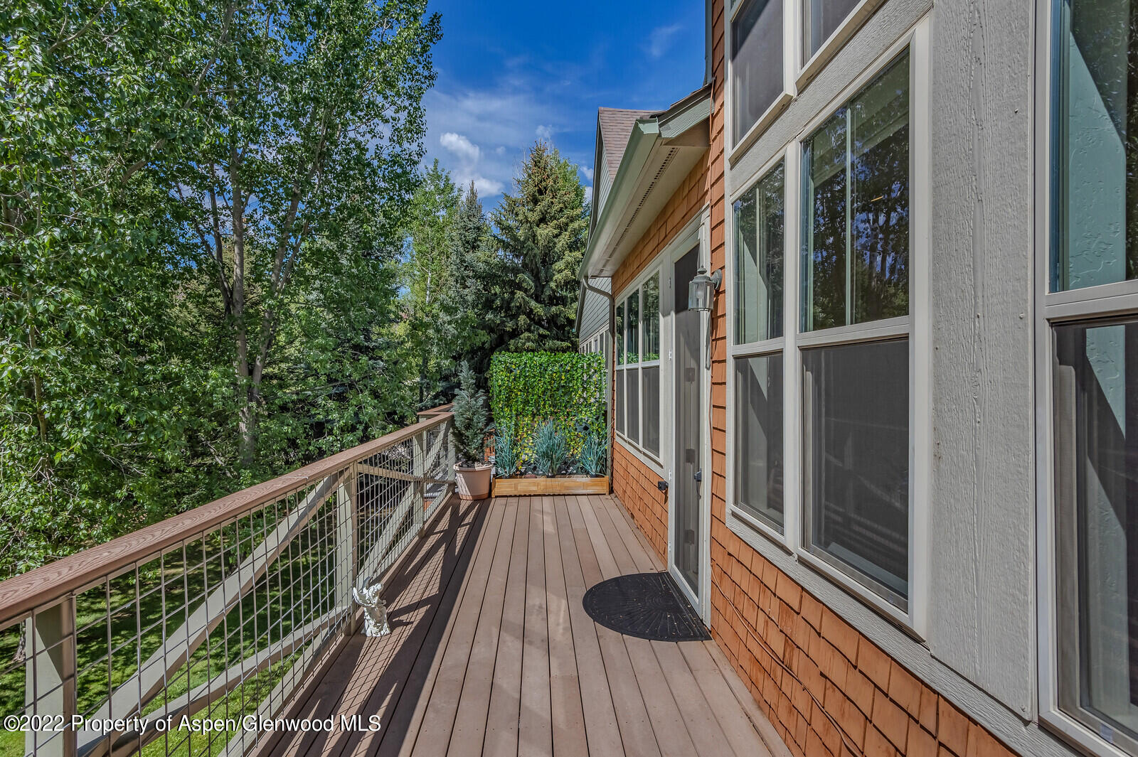 620 Evans Court Basalt, CO 81621 - Photo 32 of 35 a view of balcony with wooden floor and fence